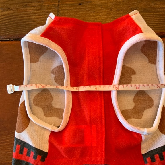 3/$20 Cowboy TOY STORY WOODY Dog Costume in Blue and Brown - Picture 3 of 4